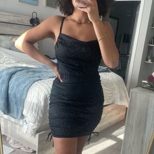 Wild Fable Black Cheetah Print Bodycon Mini Dress